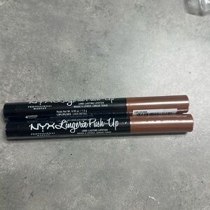 2 NYX Lingerie Push Up Long Lasting Lipstick LIPLIPS03 Lace Detail